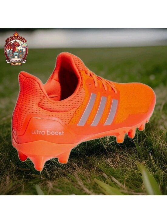 Adidas UltraBoost Football Cleats Solar Red Orange JP7411 - Men\'s Size 11.5 main image 5
